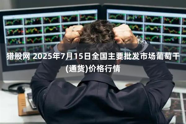猎股网 2025年7月15日全国主要批发市场葡萄干(通货)价格行情