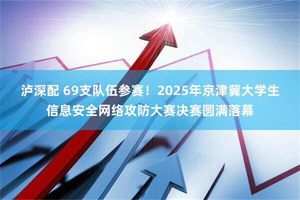 泸深配 69支队伍参赛！2025年京津冀大学生信息安全网络攻防大赛决赛圆满落幕