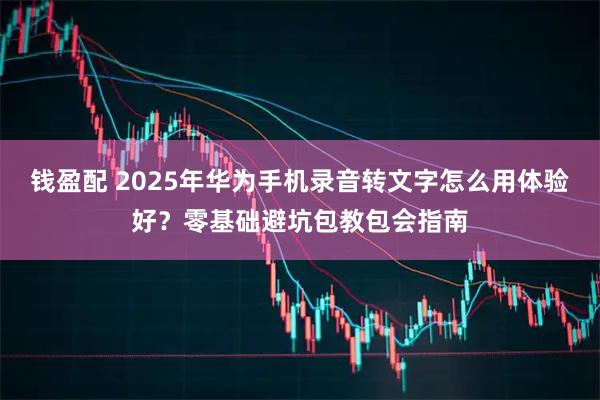 钱盈配 2025年华为手机录音转文字怎么用体验好?零基础避坑包教包会指南